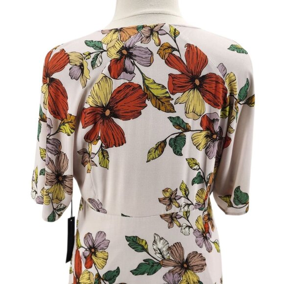 NWD House of Harlow X Revolve Womens XL Dress Maxi Floral Multicolor V-neck Boho - Picture 6 of 13